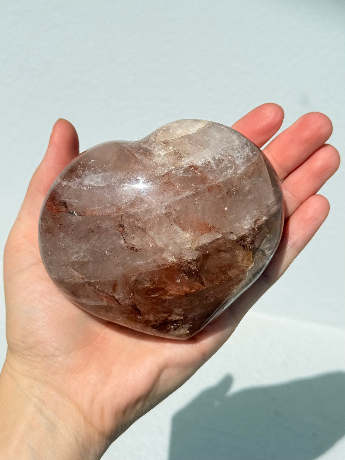 Corazón de Cuarzo Hematoide | Hematoid Quartz Heart