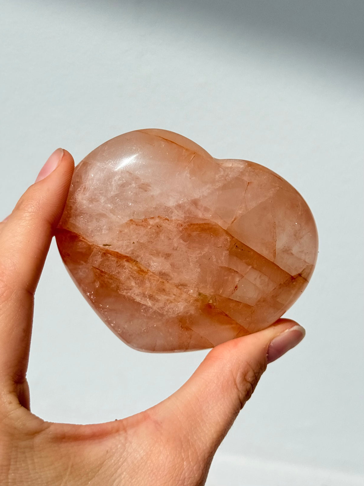 Corazón de Cuarzo Hematoide | Hematoid Quartz Heart
