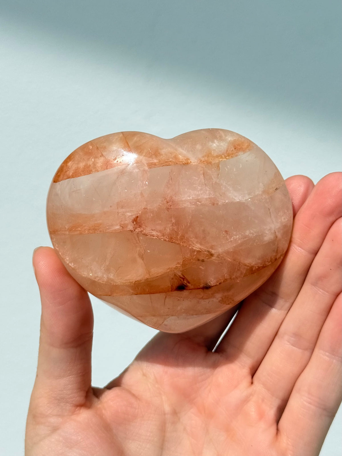 Corazón de Cuarzo Hematoide | Hematoid Quartz Heart