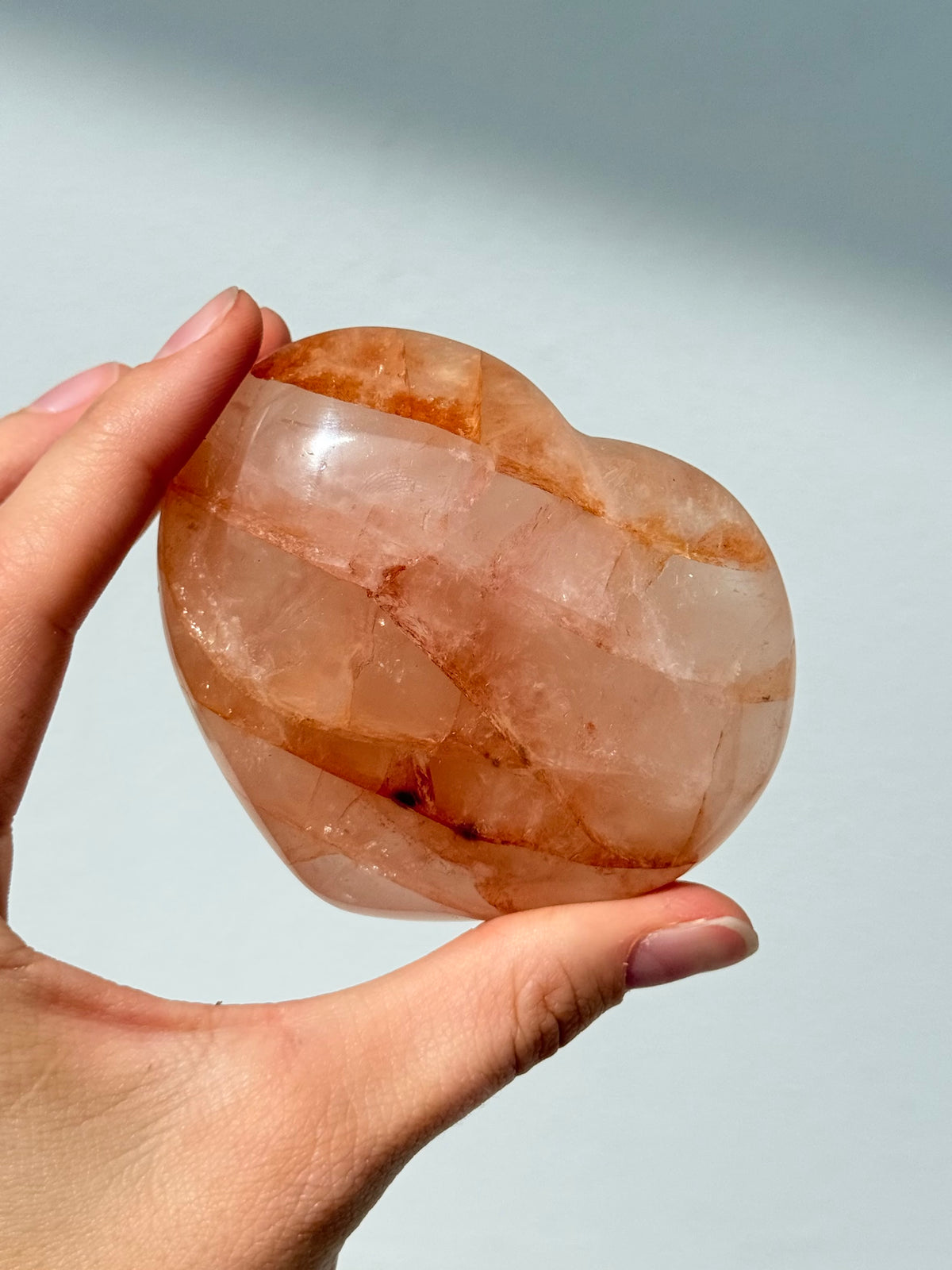 Corazón de Cuarzo Hematoide | Hematoid Quartz Heart
