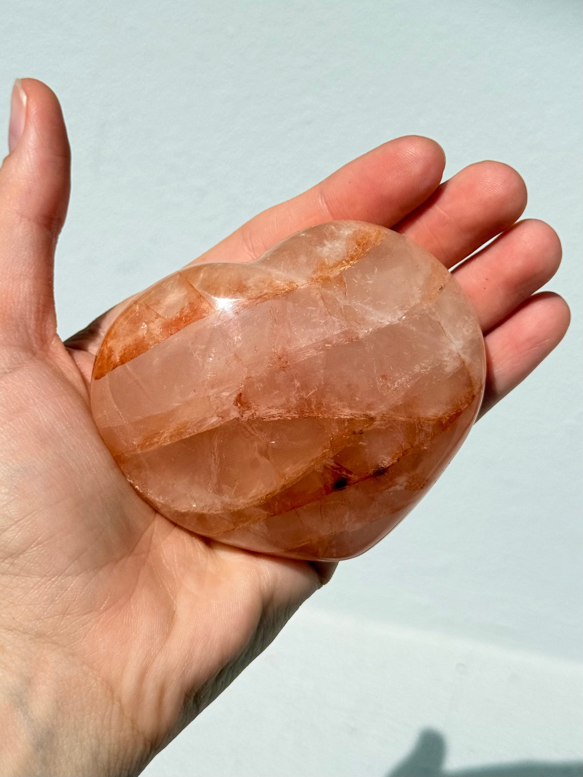 Corazón de Cuarzo Hematoide | Hematoid Quartz Heart
