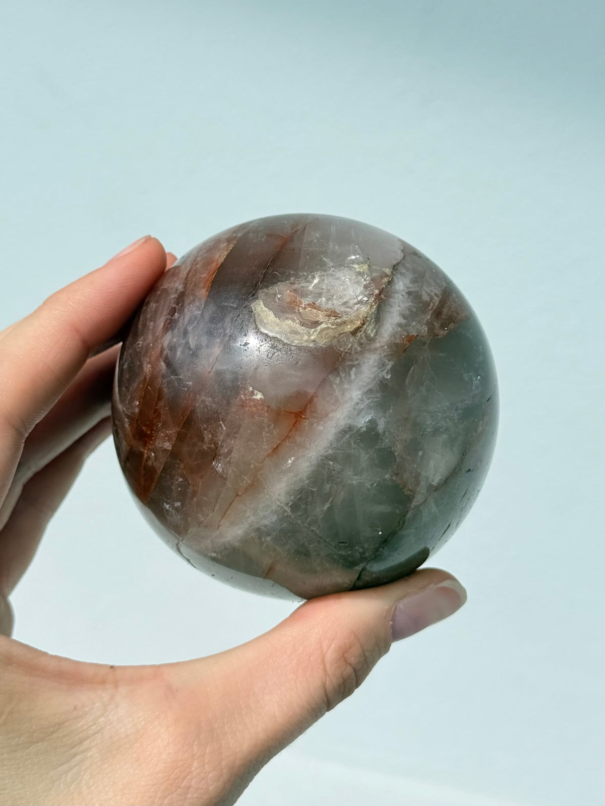 Esfera de Cuarzo Hematoide | Hematoid Quartz Sphere