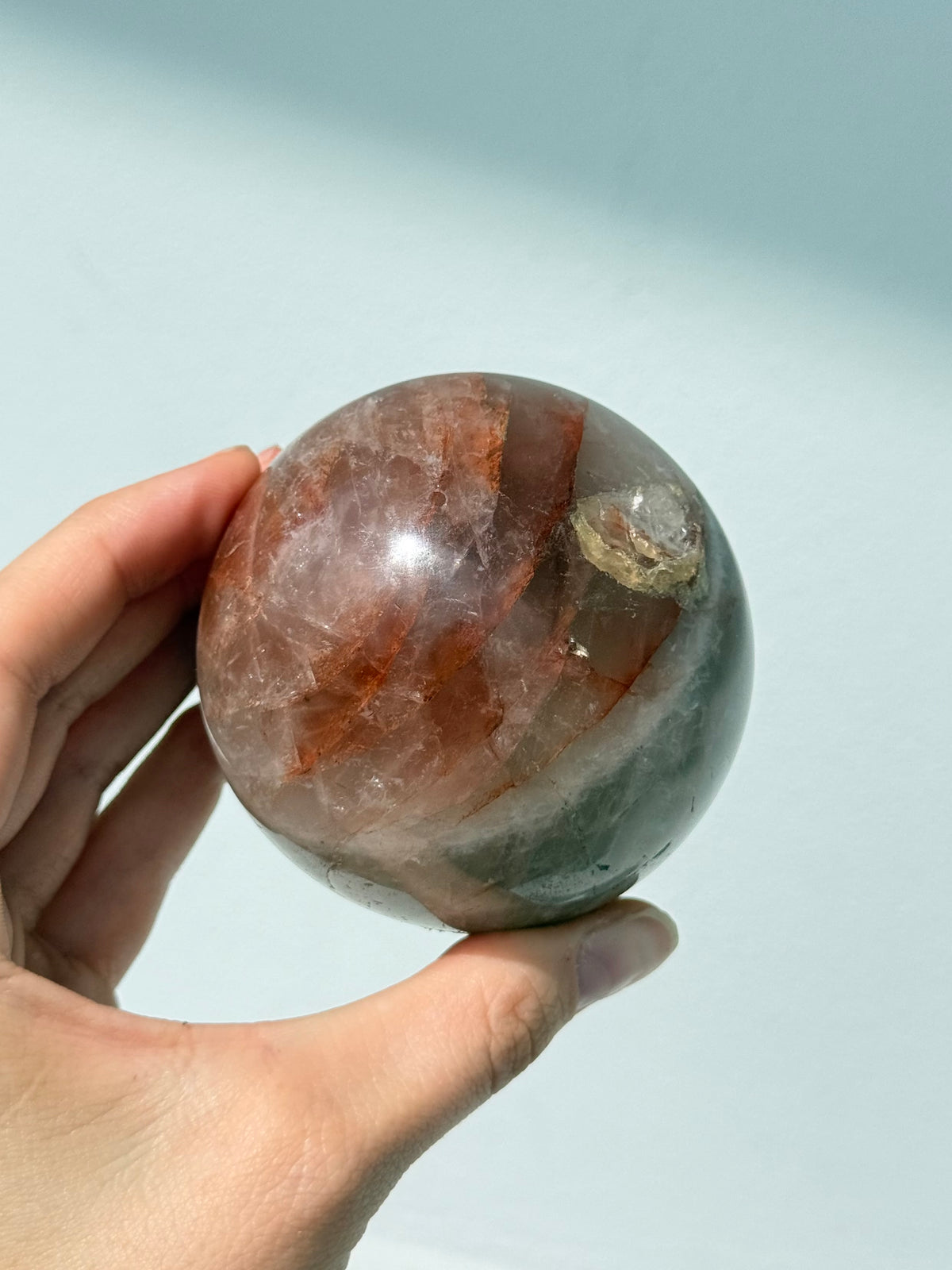 Esfera de Cuarzo Hematoide | Hematoid Quartz Sphere
