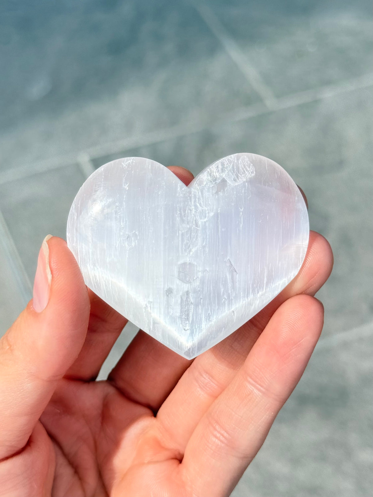Corazón de Selenita | Selenite Heart