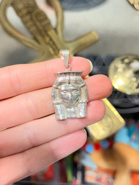 Egyptian Goddess Head Pendant