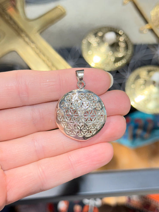 Flower of Life and Tree of Life Pendant
