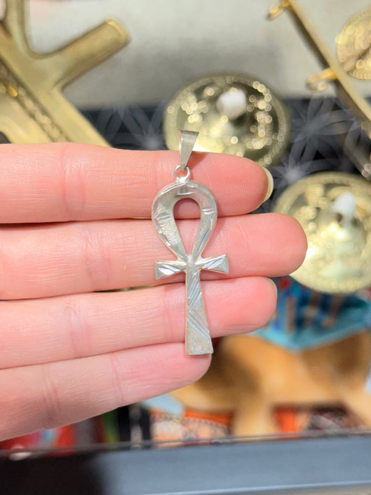 Textured Ankh Pendant