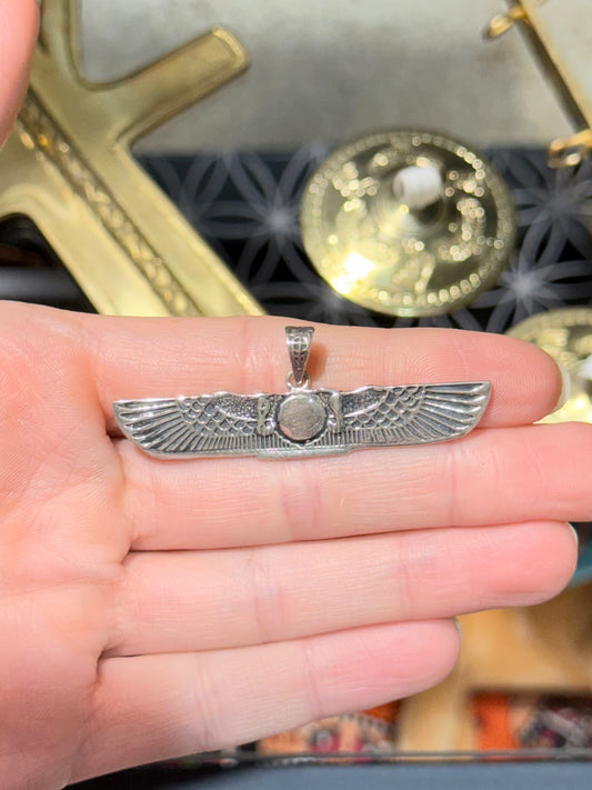 Isis / Sun Disk Pendant
