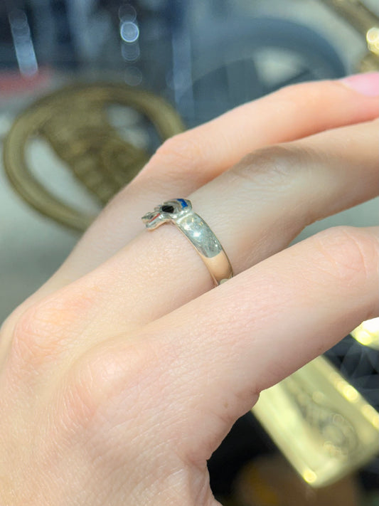 Ojo de Horus ( Silver 925 ) ( Adjustable Ring )