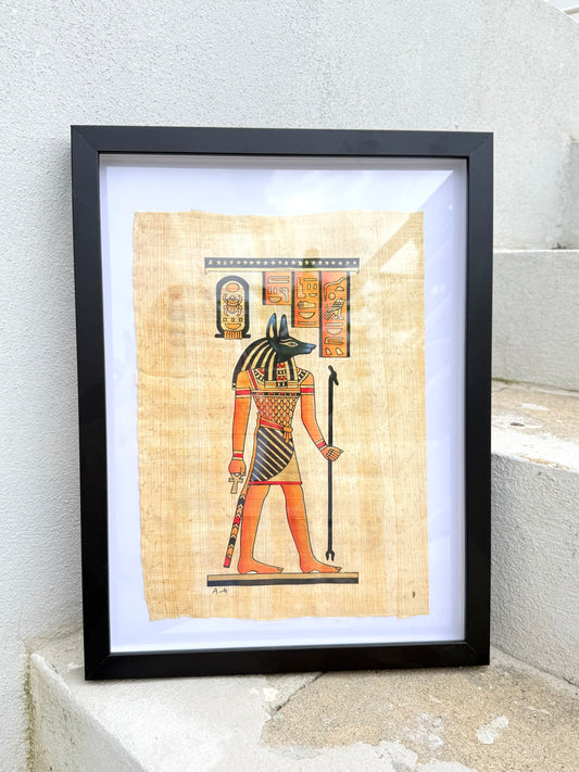 Egyptian Papyrus – Anubis, God of the Afterlife
