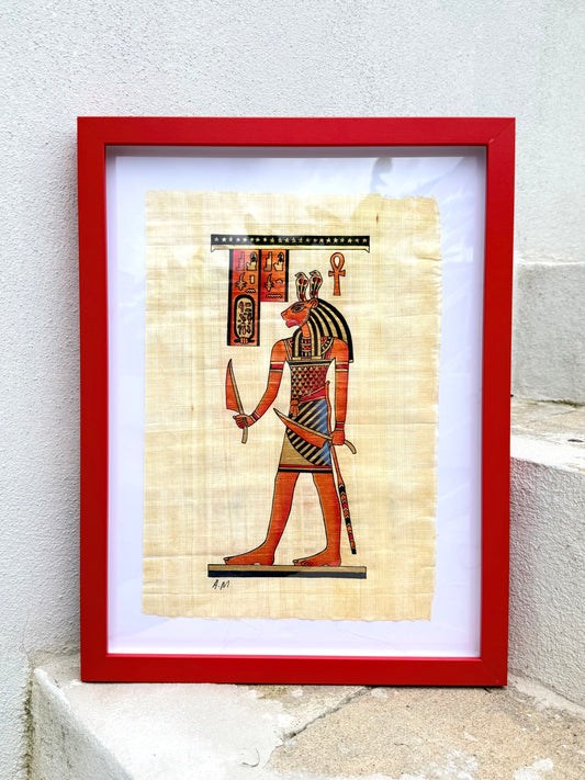 Egyptian Papyrus – Seth, God of Chaos and Strength