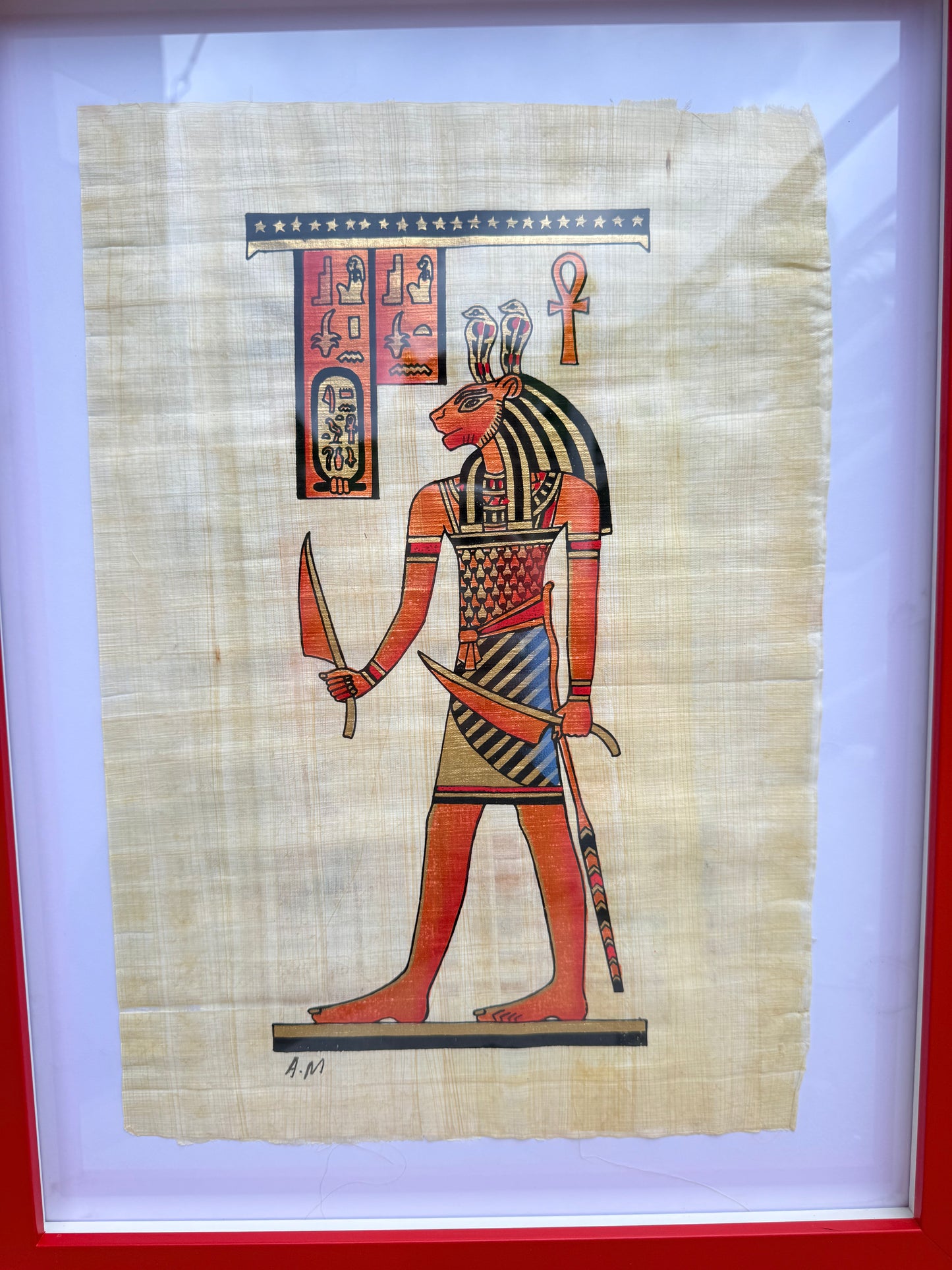 Egyptian Papyrus – Seth, God of Chaos and Strength