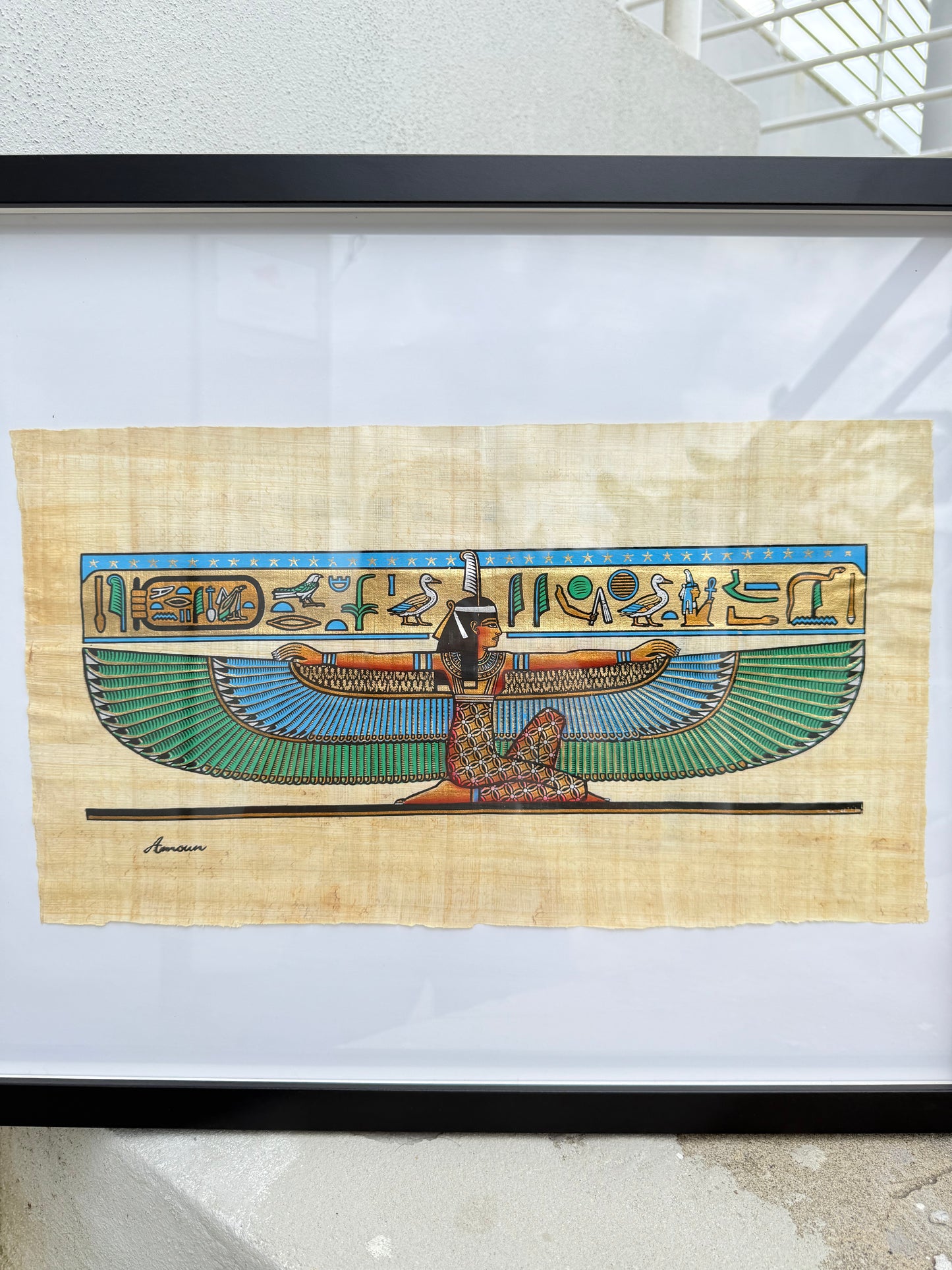 Egyptian Papyrus – Isis with Wings