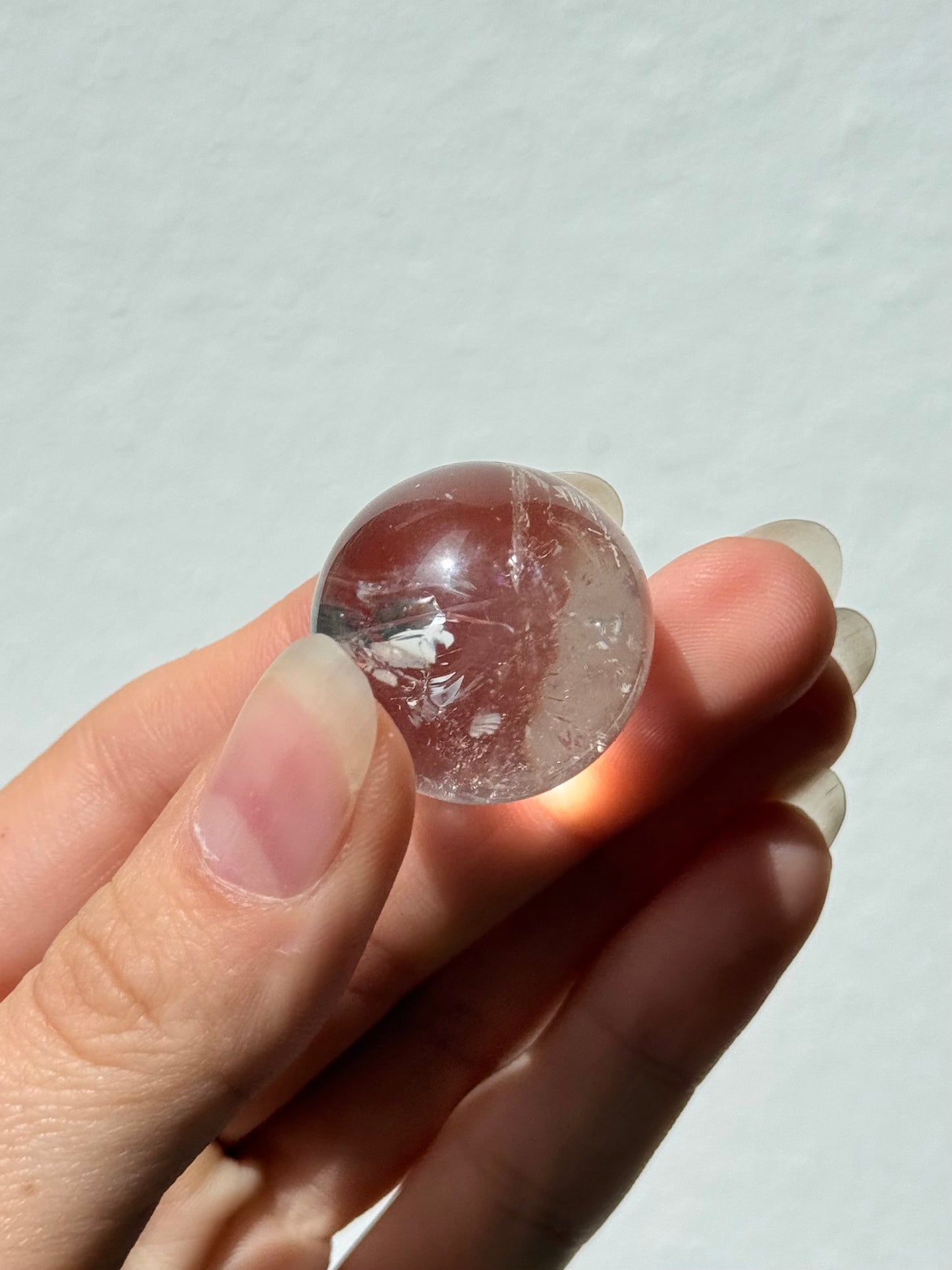 Clear Quartz Sphere | With Natural Inclusions