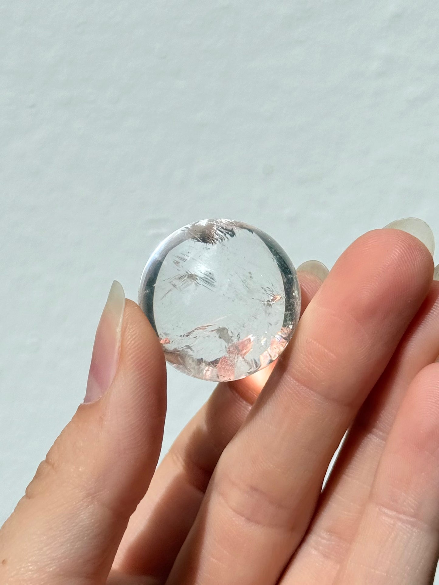 Clear Quartz Sphere | With Natural Inclusions