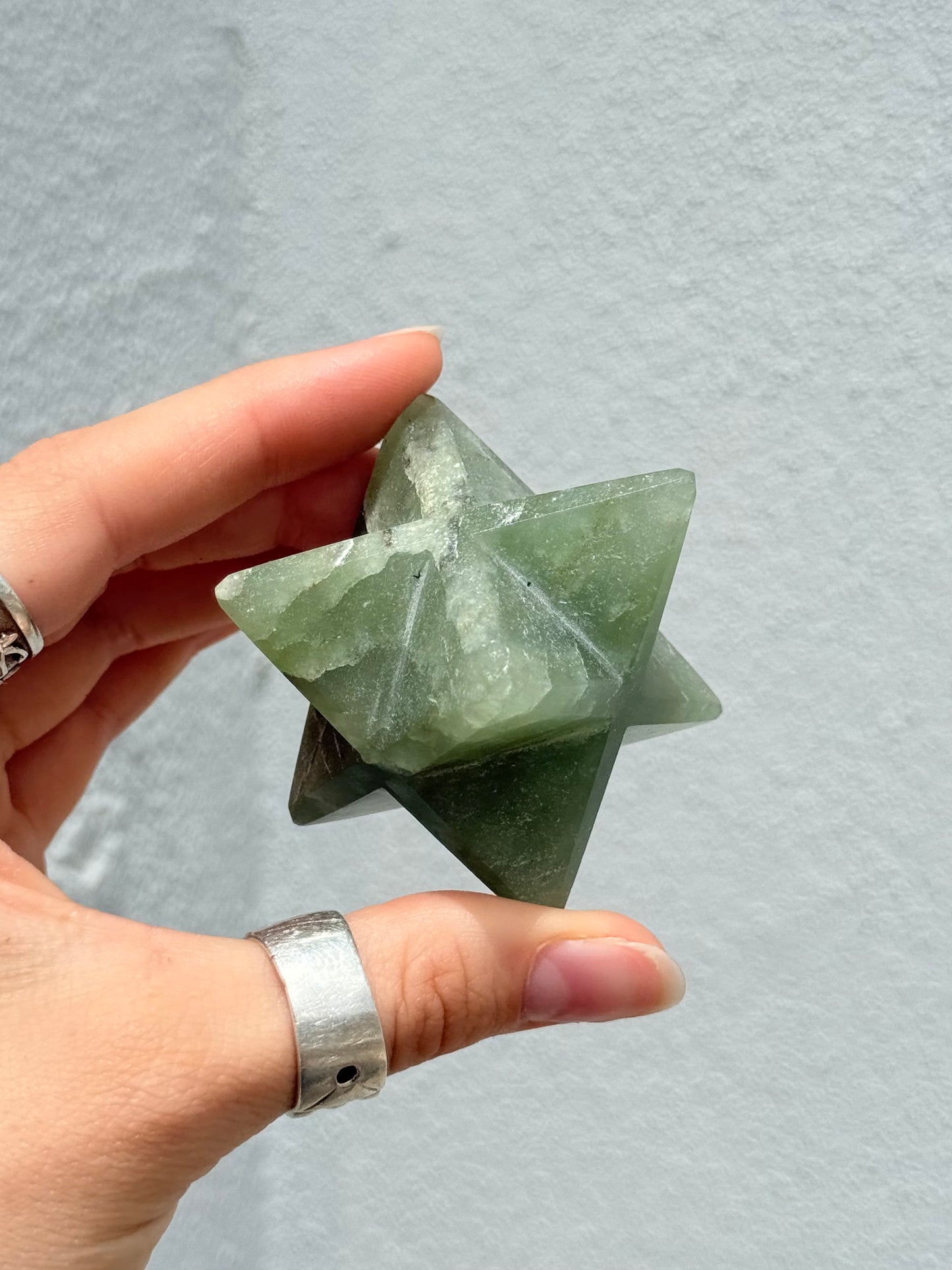 Green Aventurine Merkaba