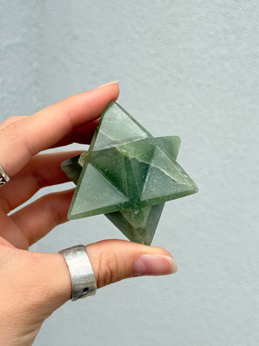 Green Aventurine Merkaba
