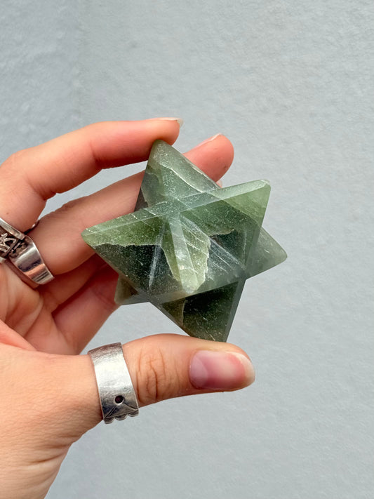 Green Aventurine Merkaba