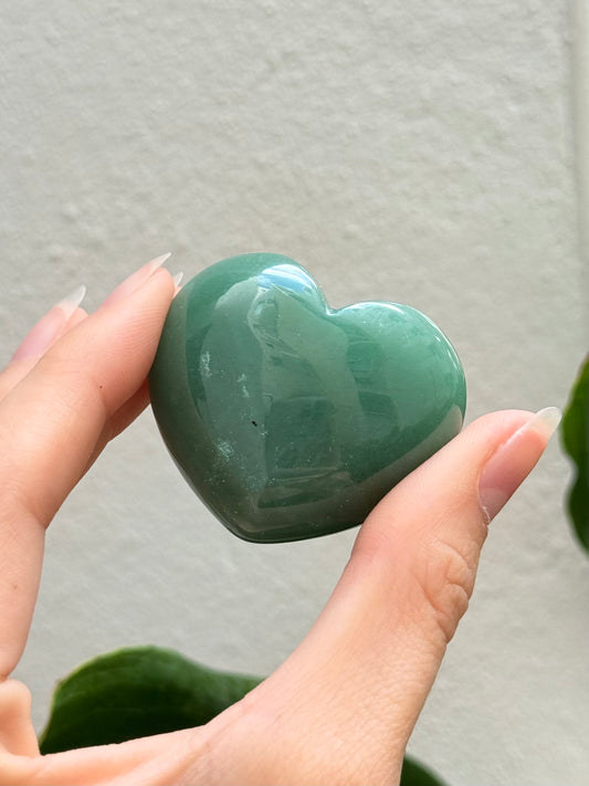Heart Green Aventurine