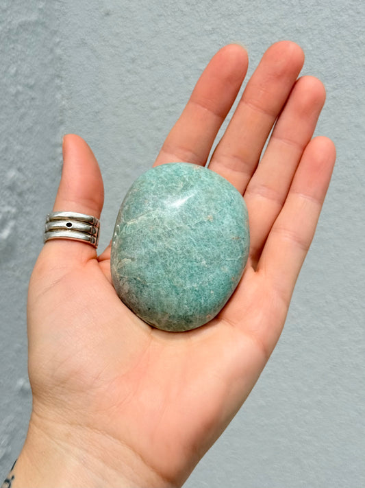 Amazonite Palm Stone