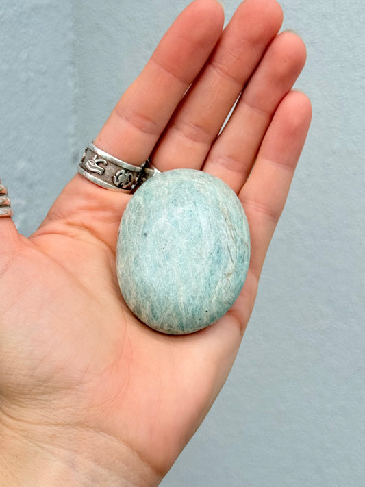 Amazonite Palm Stone