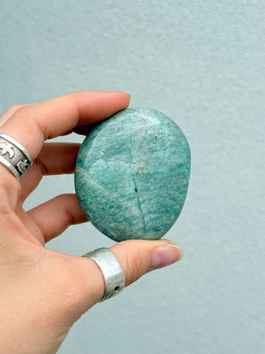 Amazonite Palm Stone