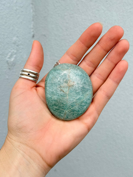 Amazonite Palm Stone