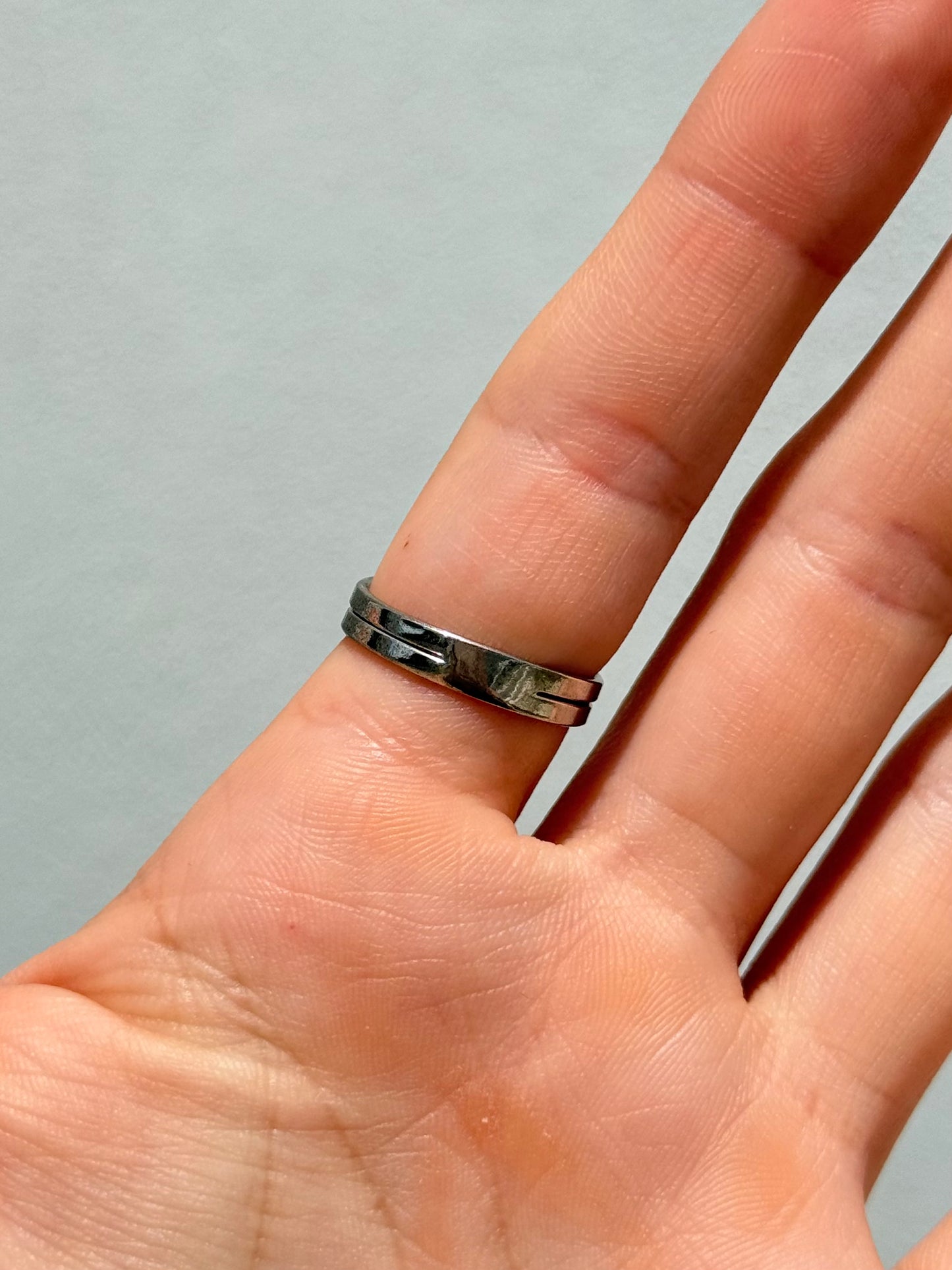 Lemurian Quartz  ( Adjustable Ring )
