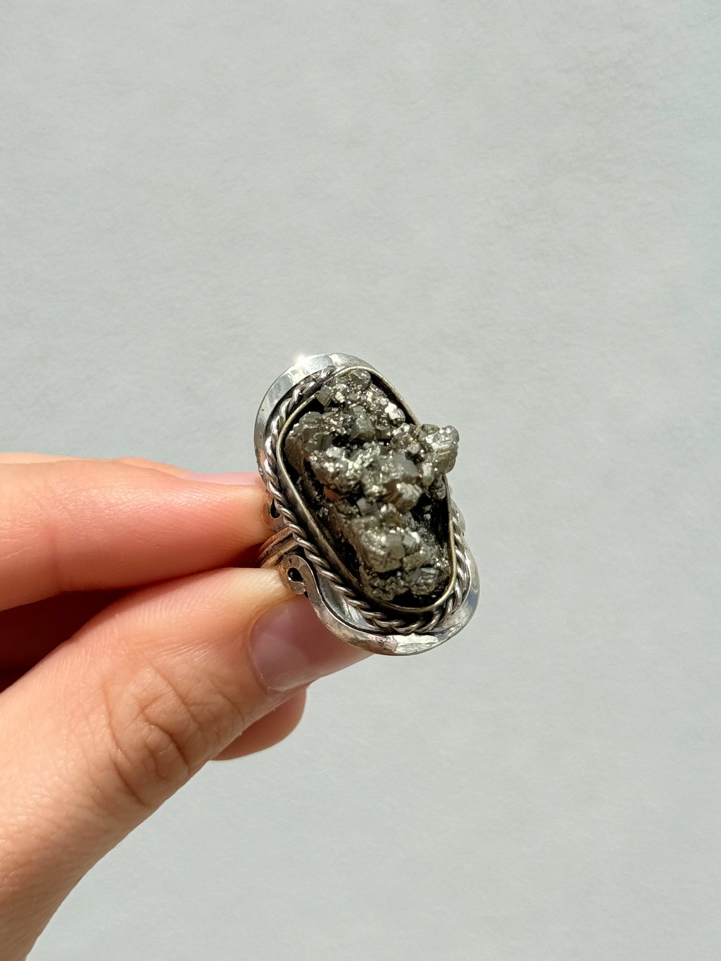 Pyrite Ring ( Ajustable )