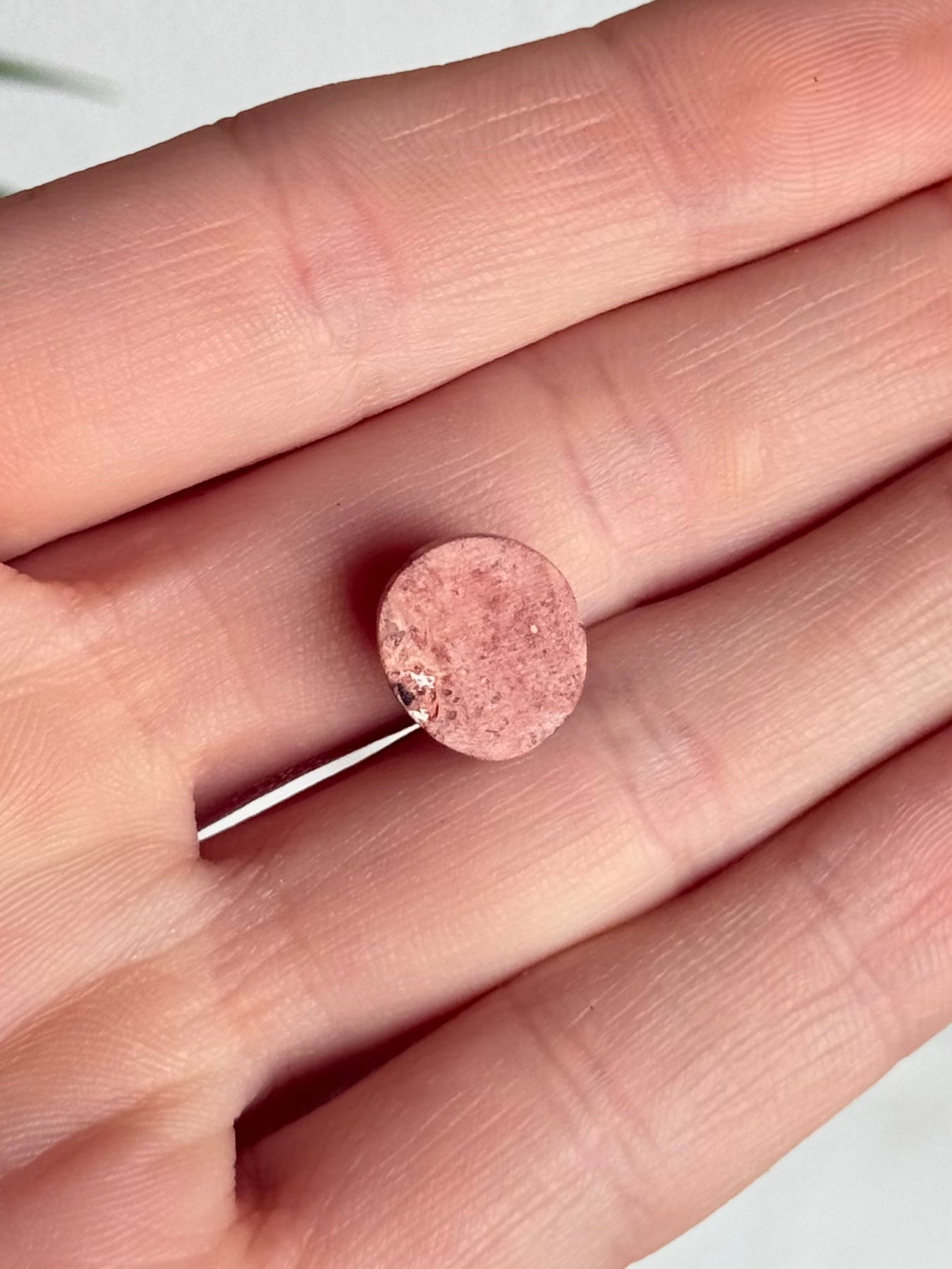 Fire Agate on Matrix Cabochon