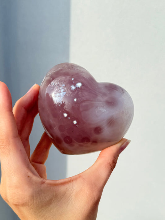 Amethyst Druzy Heart - Brazil