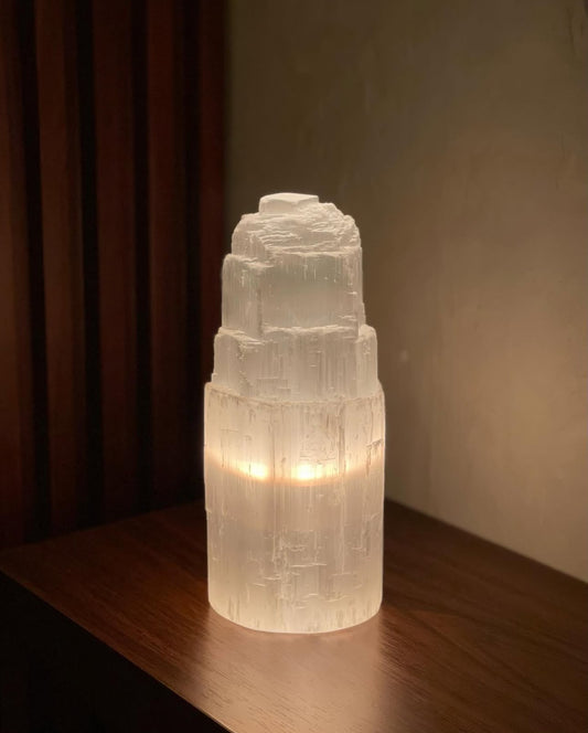 Selenite Lamp
