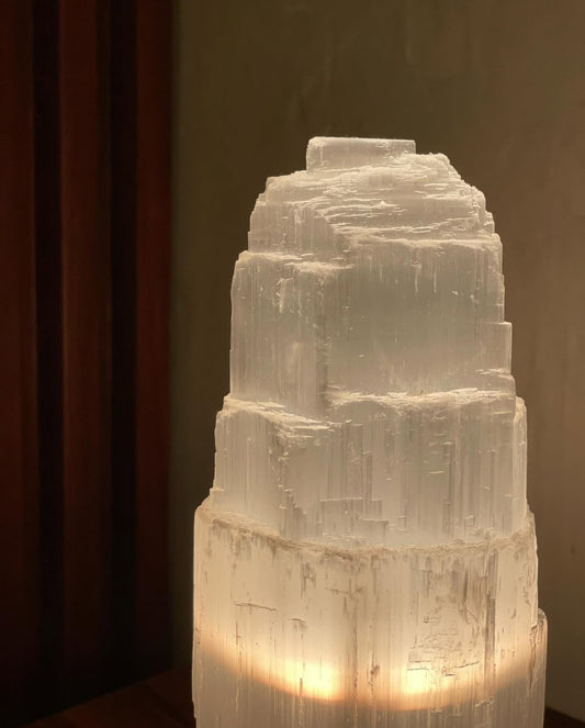 Selenite Lamp