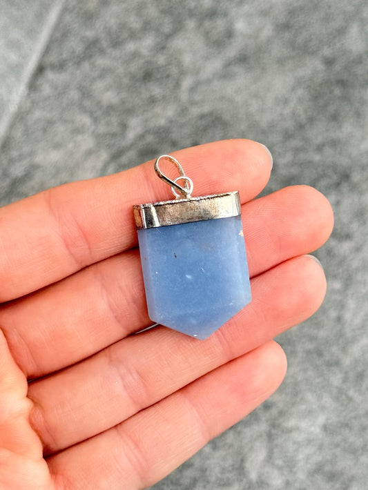 Angelite Cho Ku Rei Pendant