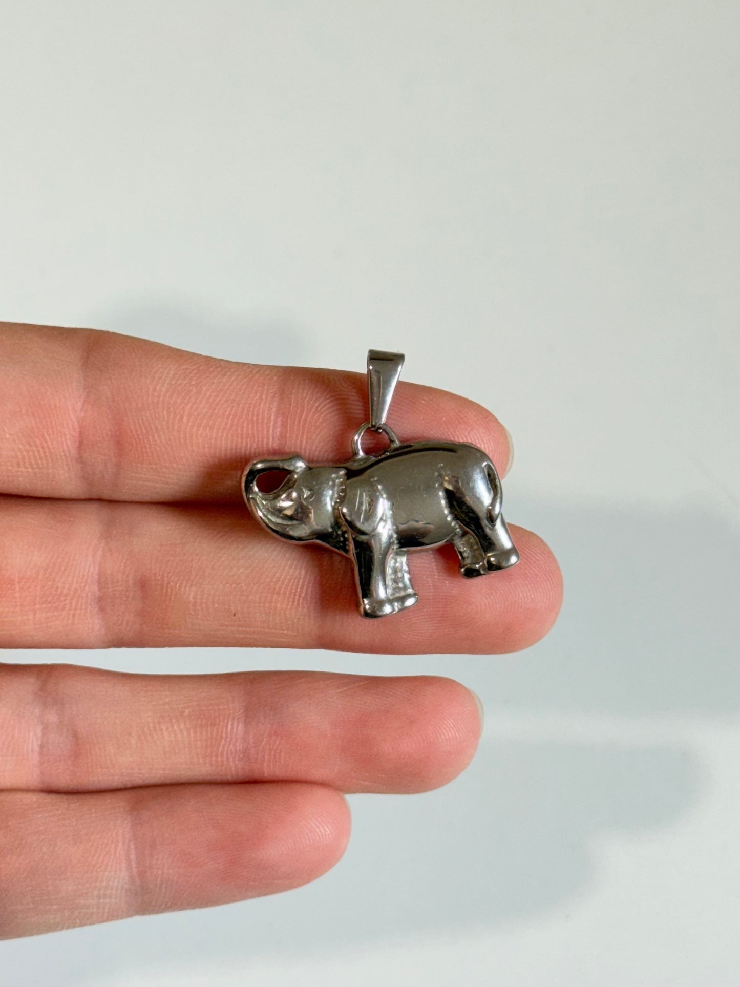 Sainless Steel Elephant Pendant