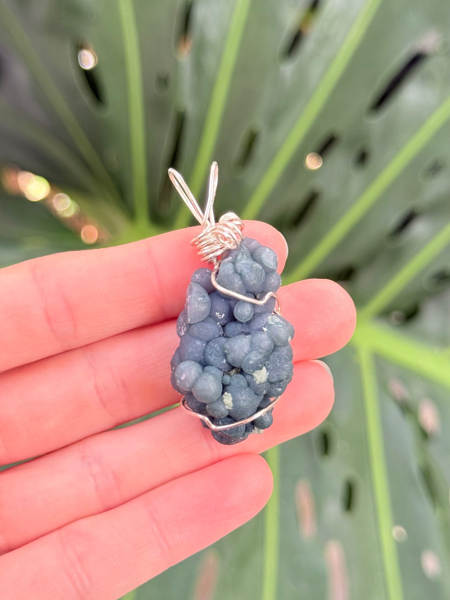 Grape Agate Pendant