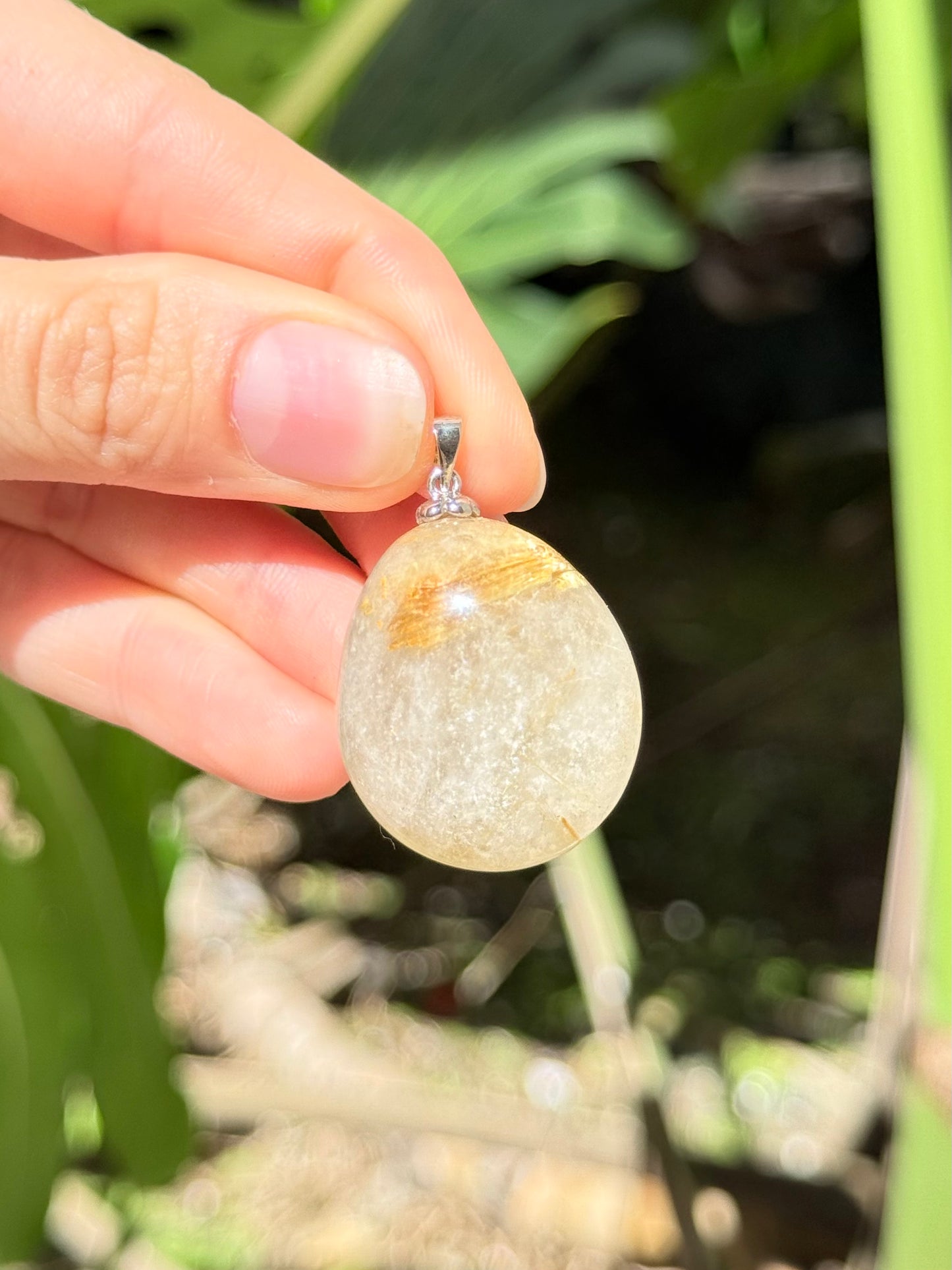Rutilated Quartz Pendant