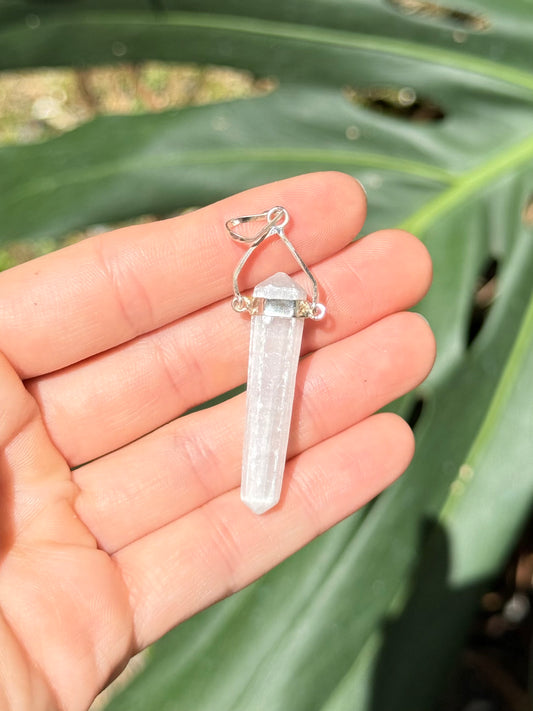 Selenite Pendant