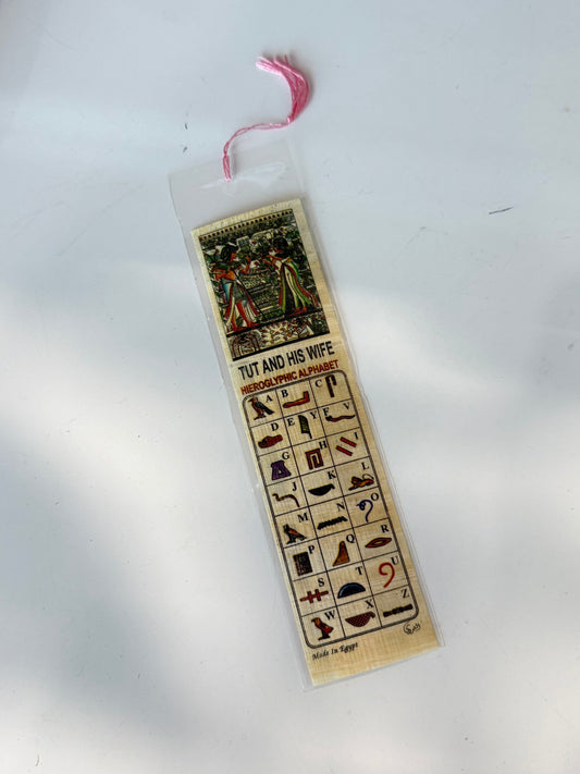 Papiro Book-Mark ( Tut and His Wife )