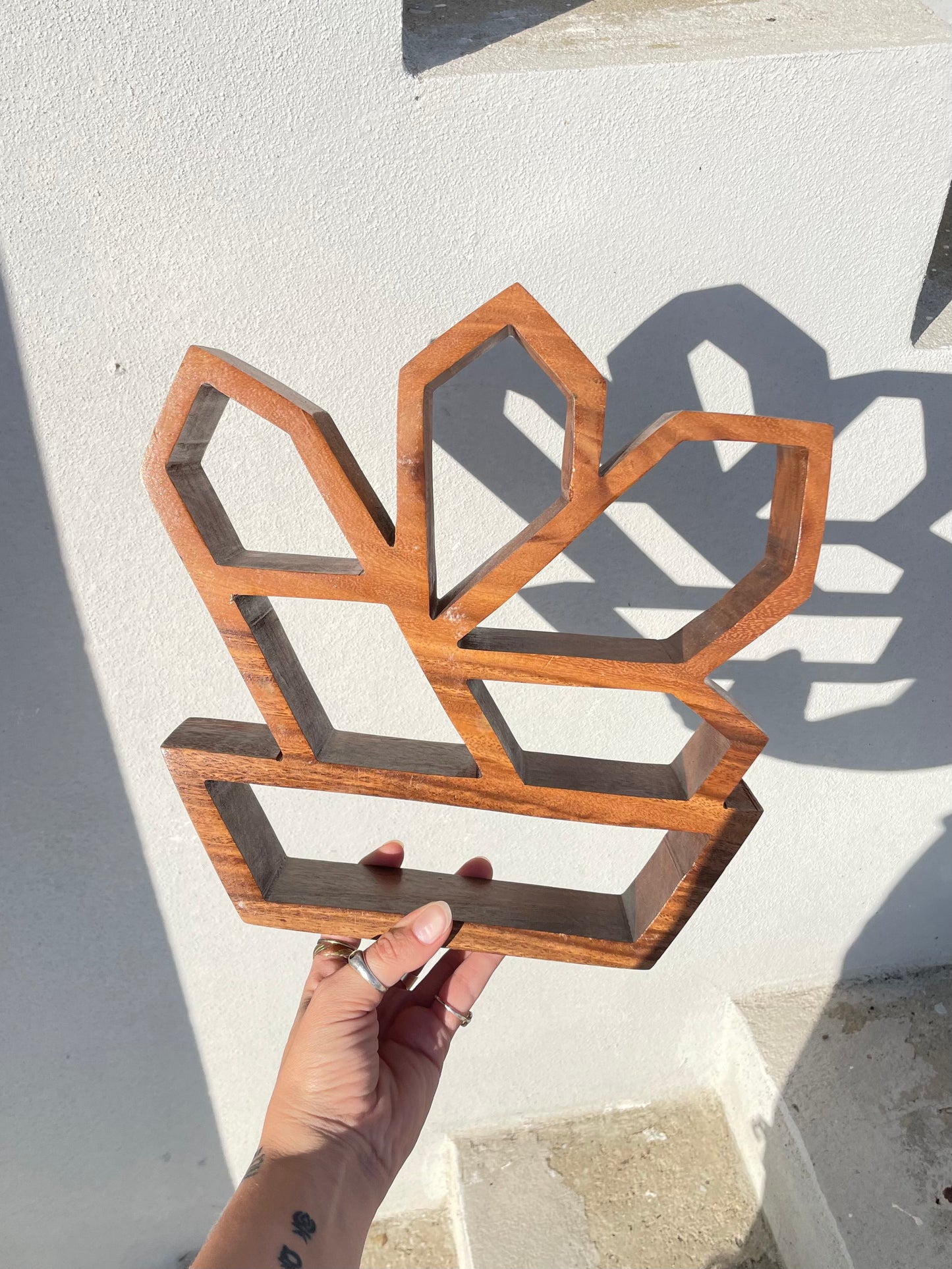 Wood Quartz Stand