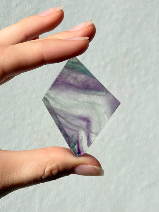 Rainbow Fluorite / Fluorita Arcoíris Small Slab