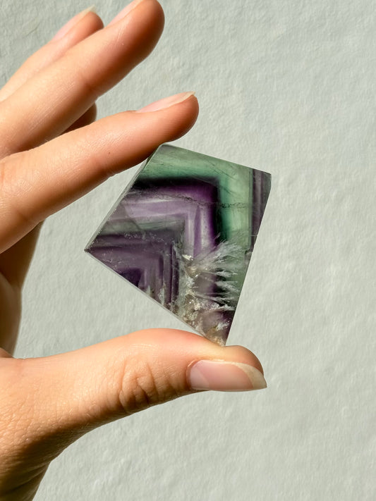 Rainbow Fluorite / Fluorita Arcoíris Small Slab