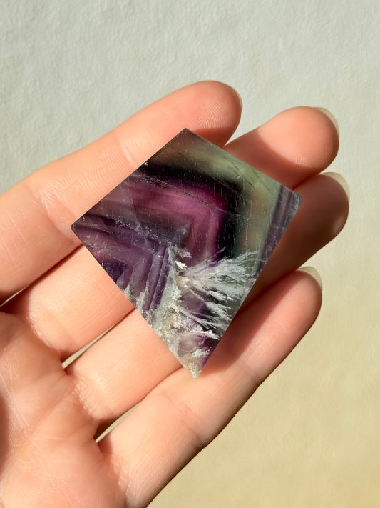 Rainbow Fluorite / Fluorita Arcoíris Small Slab