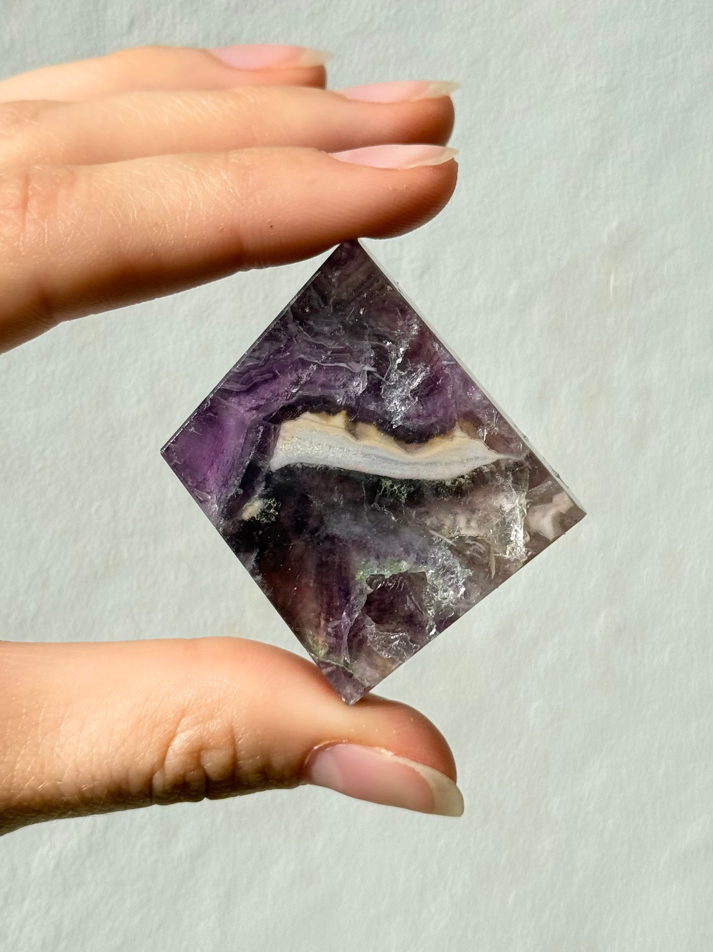 Rainbow Fluorite / Fluorita Arcoíris Small Slab