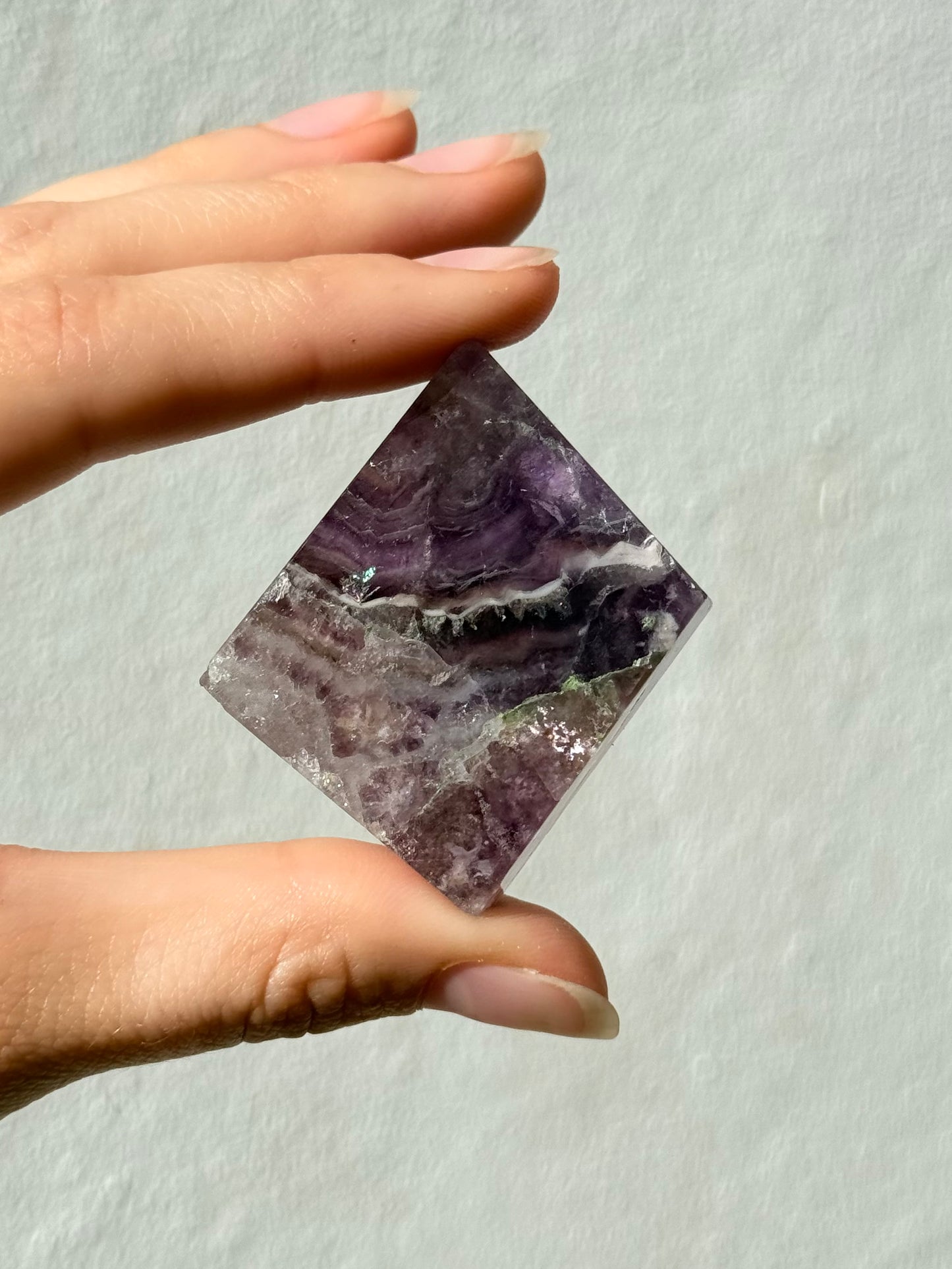 Rainbow Fluorite / Fluorita Arcoíris Small Slab