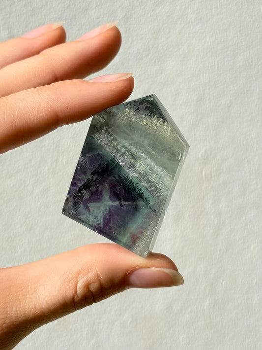 Rainbow Fluorite / Fluorita Arcoíris Small Slab