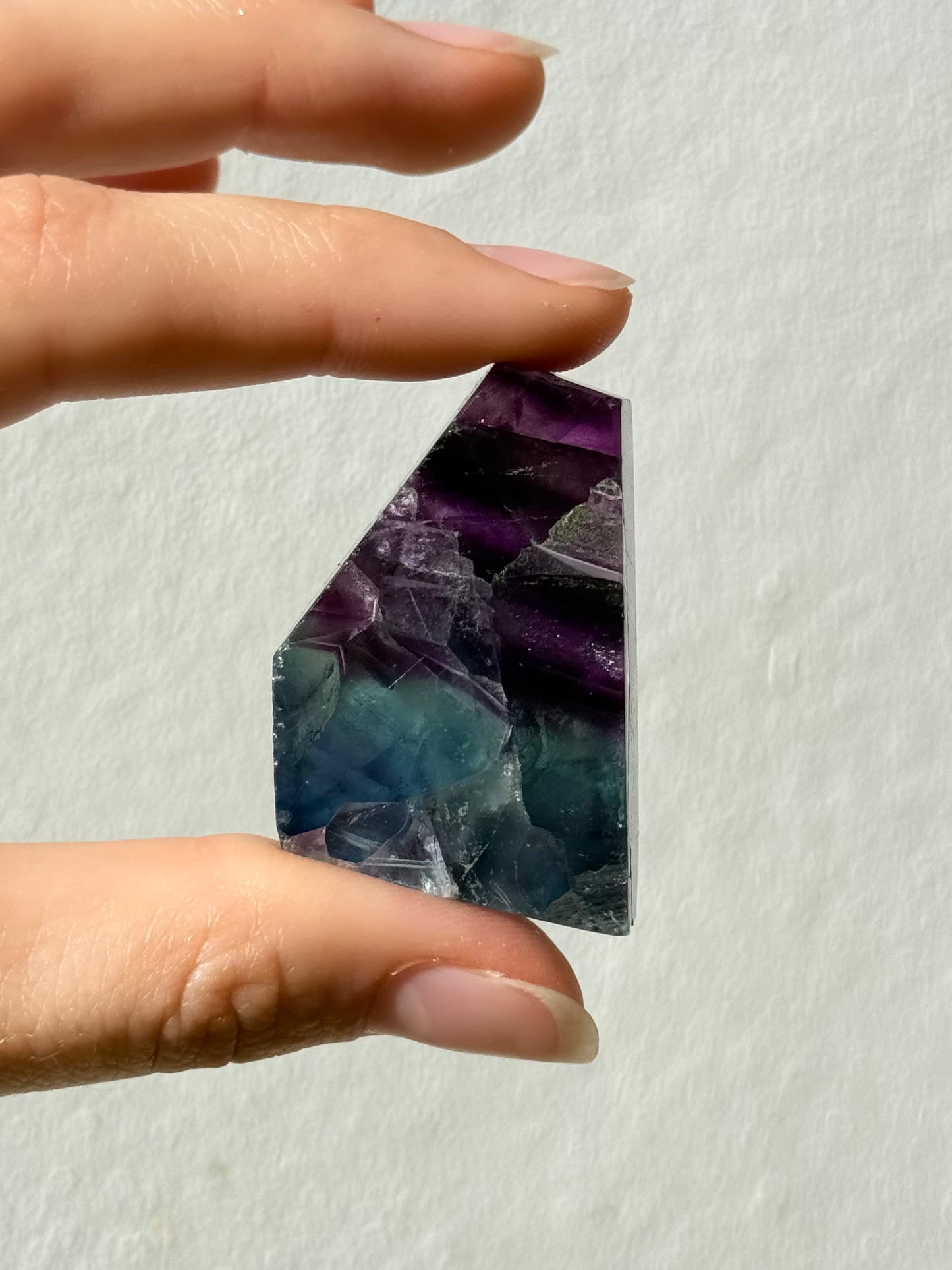 Rainbow Fluorite / Fluorita Arcoíris Small Slab