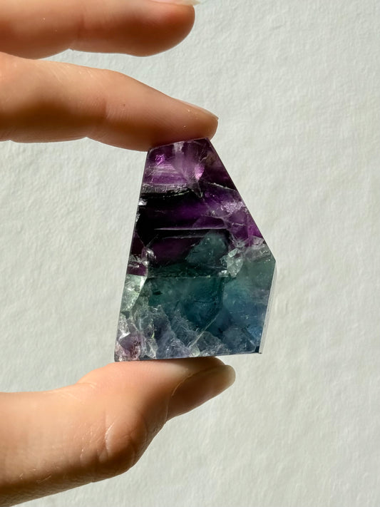 Rainbow Fluorite / Fluorita Arcoíris Small Slab