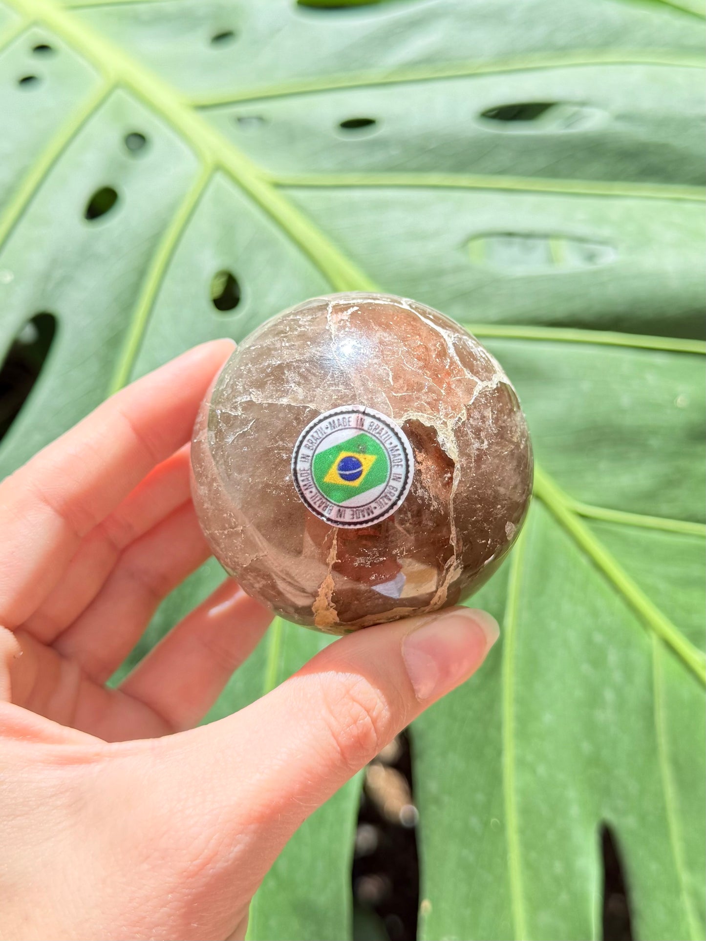 Smoky Quartz Sphere - Brazil