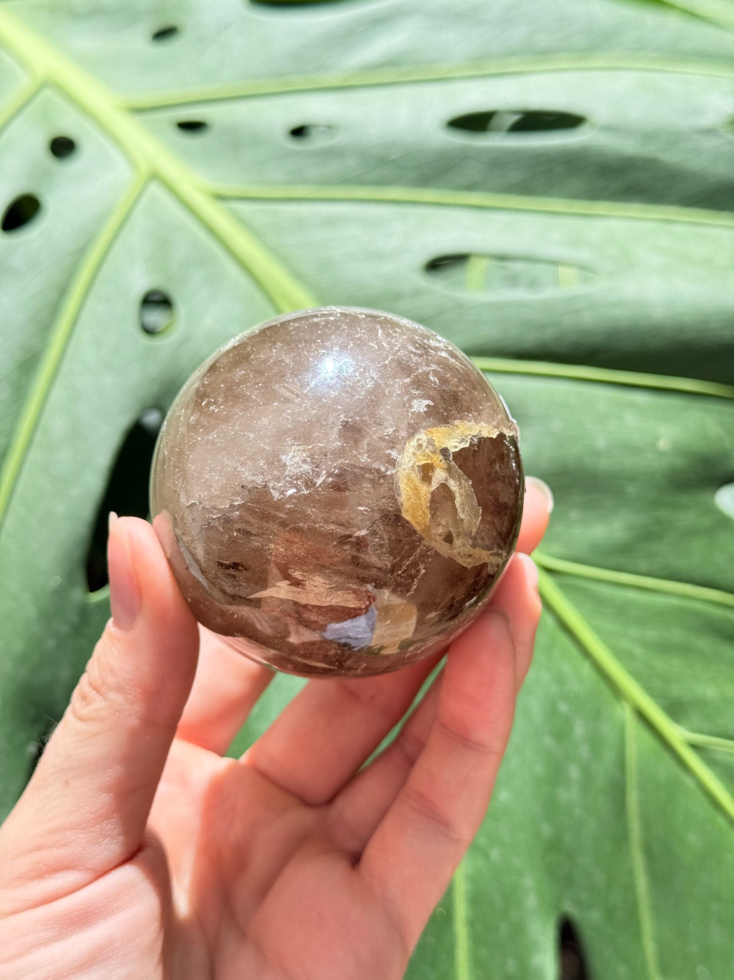 Smoky Quartz Sphere - Brazil